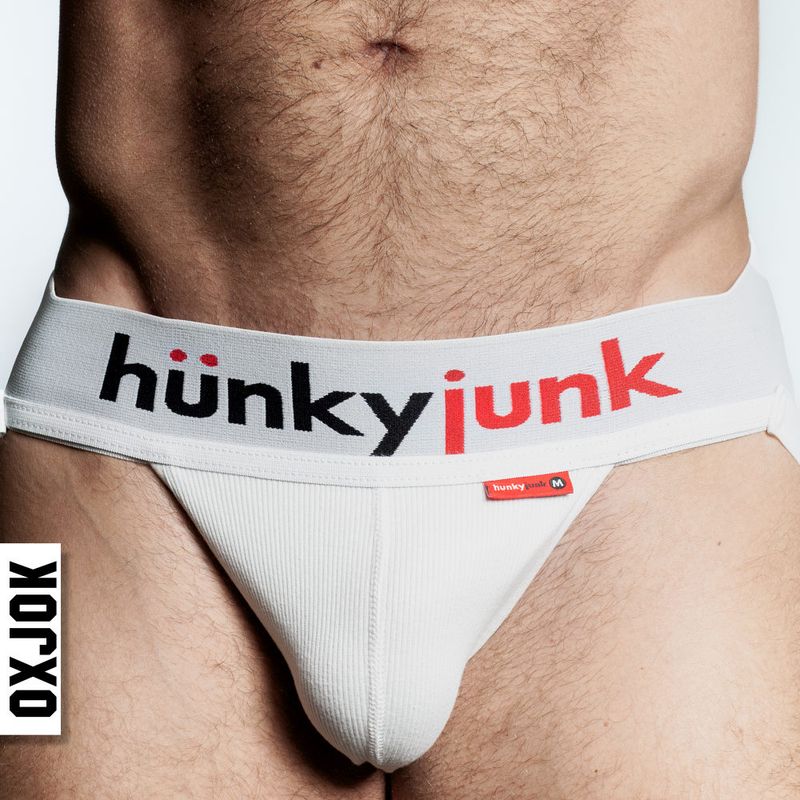 Oxballs Hunker Slider Strap Jock White Snow image 7