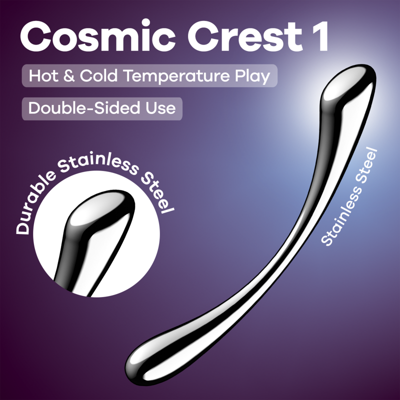 Satisfyer Cosmic Crest 1 Metal Dildo image 2