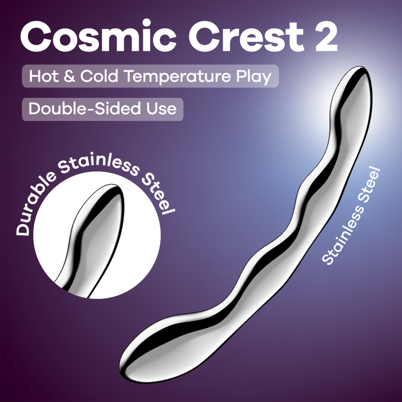 Satisfyer Cosmic Crest 2 Metal Dildo image 2