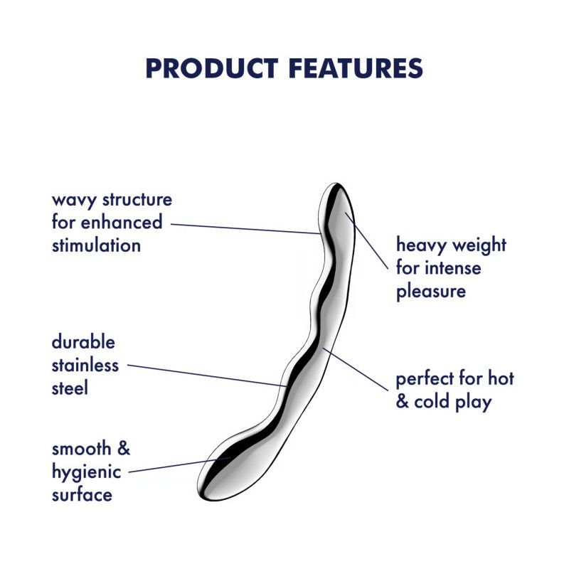 Satisfyer Cosmic Crest 2 Metal Dildo image 4