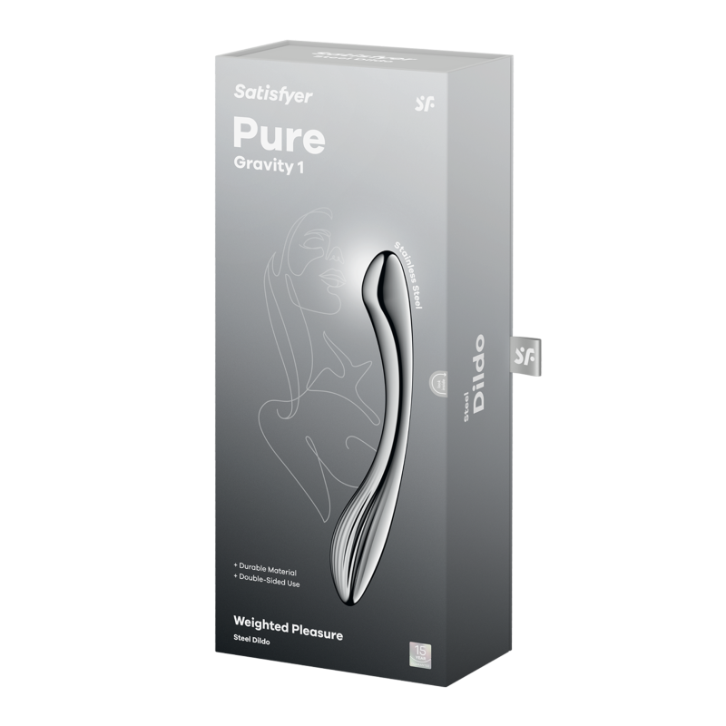 Satisfyer Pure Gravity 1 Metal Dildo image 3