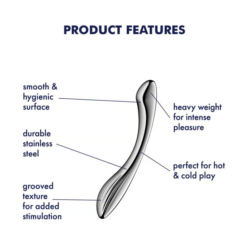 Satisfyer Pure Gravity 1 Metal Dildo image 4