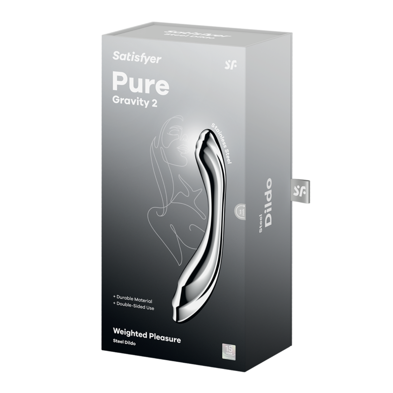 Satisfyer Pure Gravity 2 Metal Dildo image 3