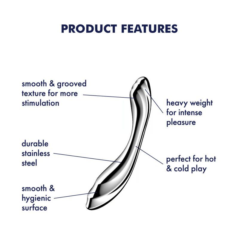 Satisfyer Pure Gravity 2 Metal Dildo image 4