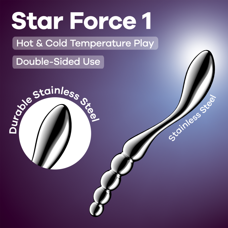 Satisfyer Star Force 1 Metal Dildo image 2