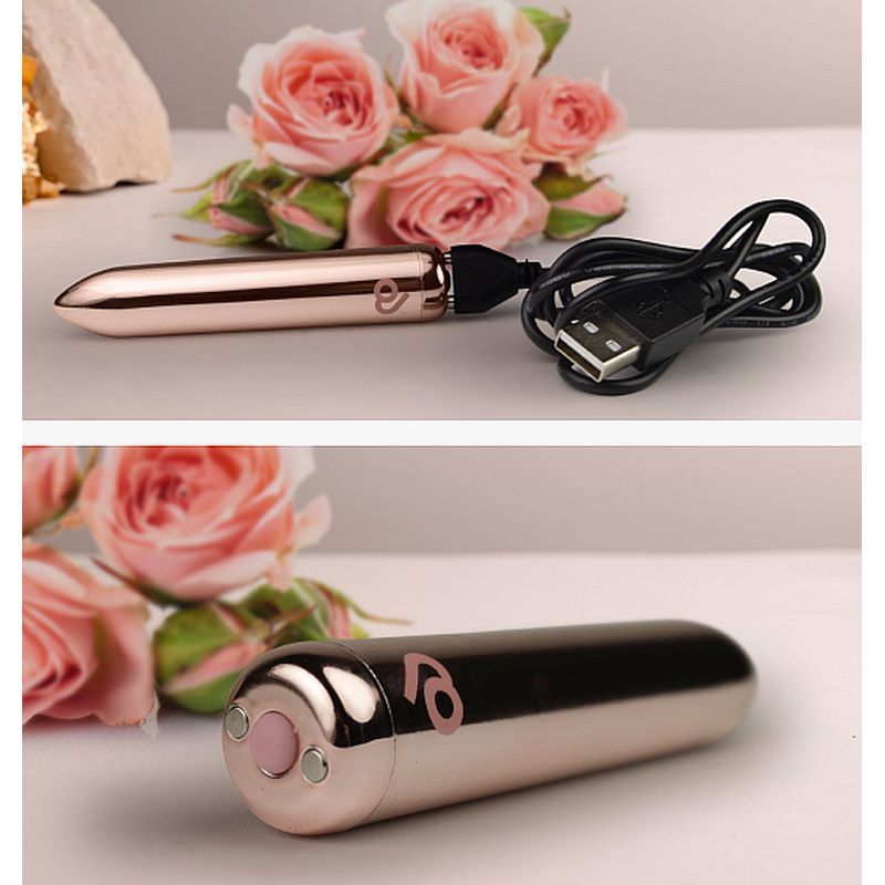 Golden Rose Rechargeable Bullet image 5
