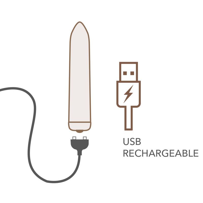 Golden Rose Rechargeable Bullet image 8