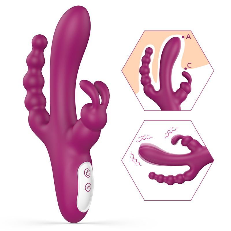 Joker Triple Ecstasy Vibrator image 1