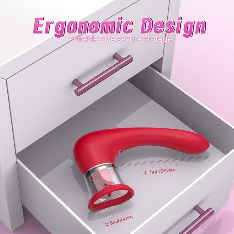 Trumpet 3-in-1 Sucking Licking Vibrating Vaginal Stimulator image 6