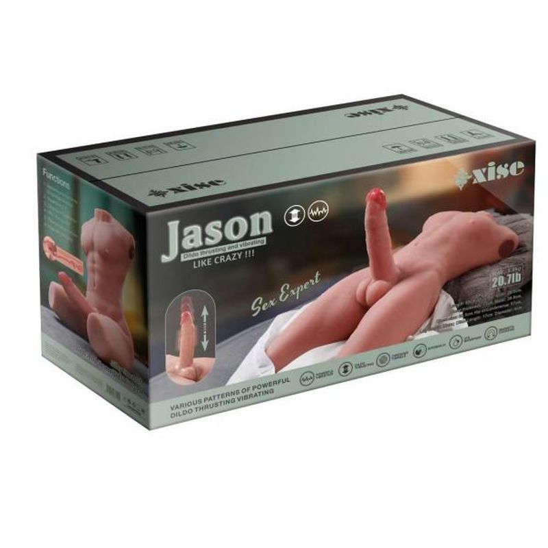 Jason 8kg USB Auto Thrusting 17cm Cock and Ass Male Torso image 8