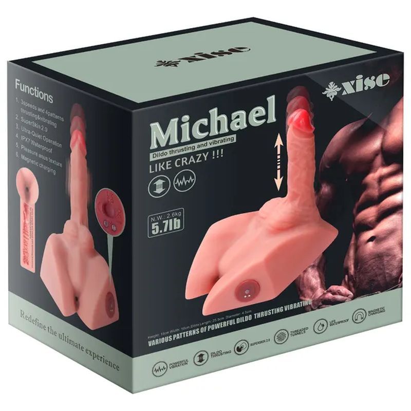 Michael 2.5kg USB Auto Thrusting 20cm Male Cock and Ass image 6