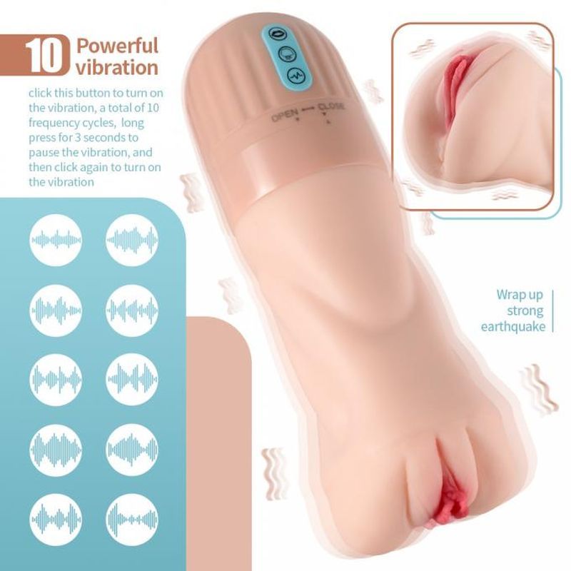 Suctroker Dual Density Vibrating Sucking Vaginal Masturbator V2.0 image 4