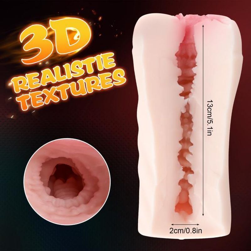 Penny Pussy Dual Layer Vibrating Masturbator image 2