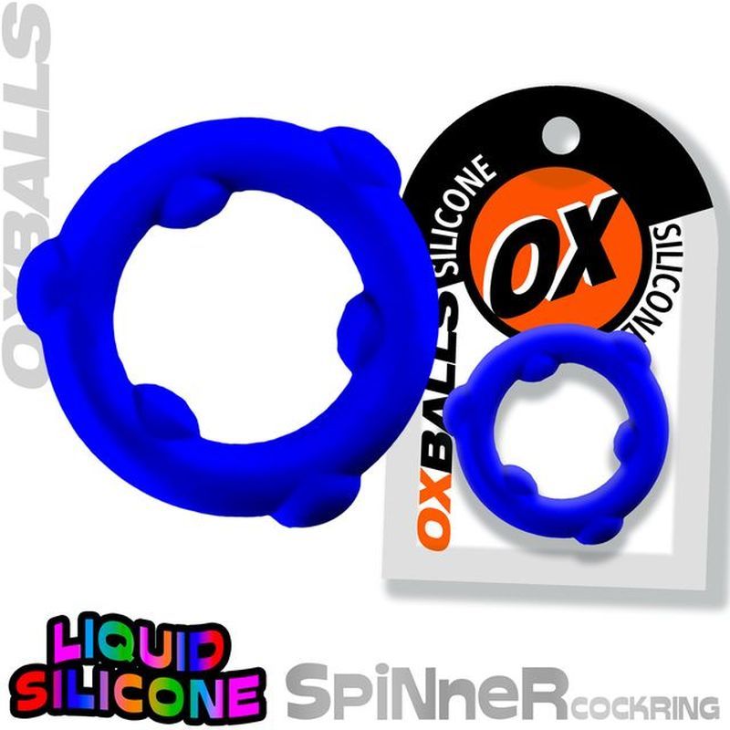 Spinner Silicone Ring Blue image 4