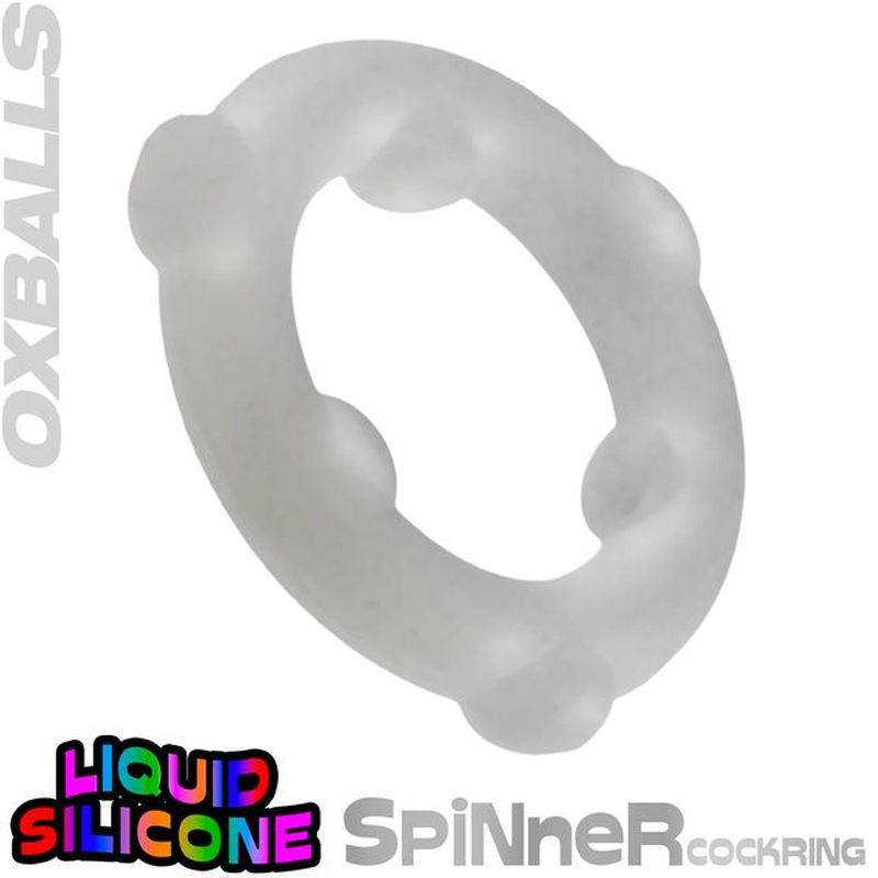 Spinner Silicone Ring Clear image 3