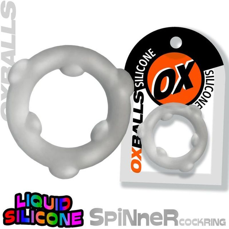 Spinner Silicone Ring Clear image 4