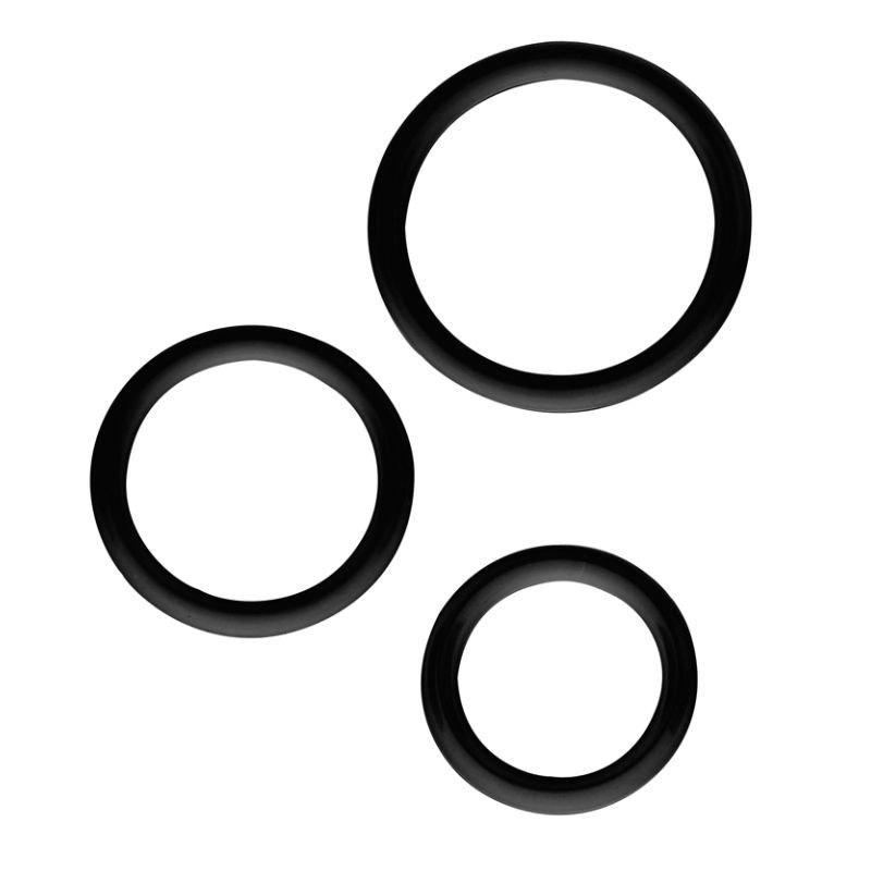 Magnum Force Cock Ring Set Black image 1