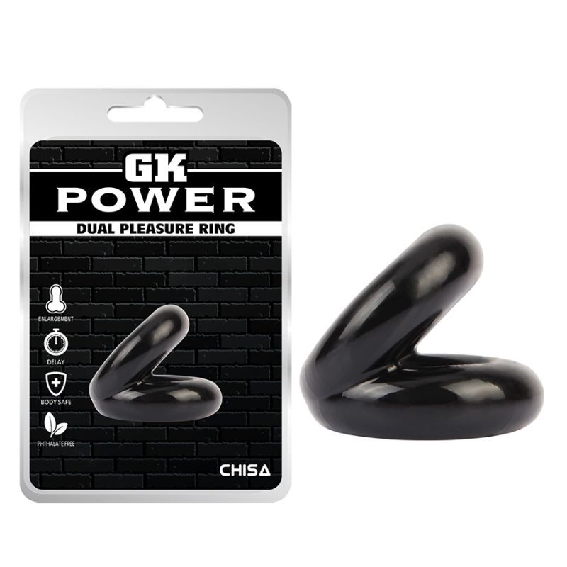 Dual Pleasure Ring Black image 5