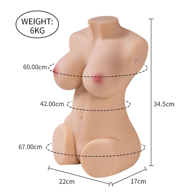 Wendy 6kg Remote Control Pussy And Ass Female Torso image 14