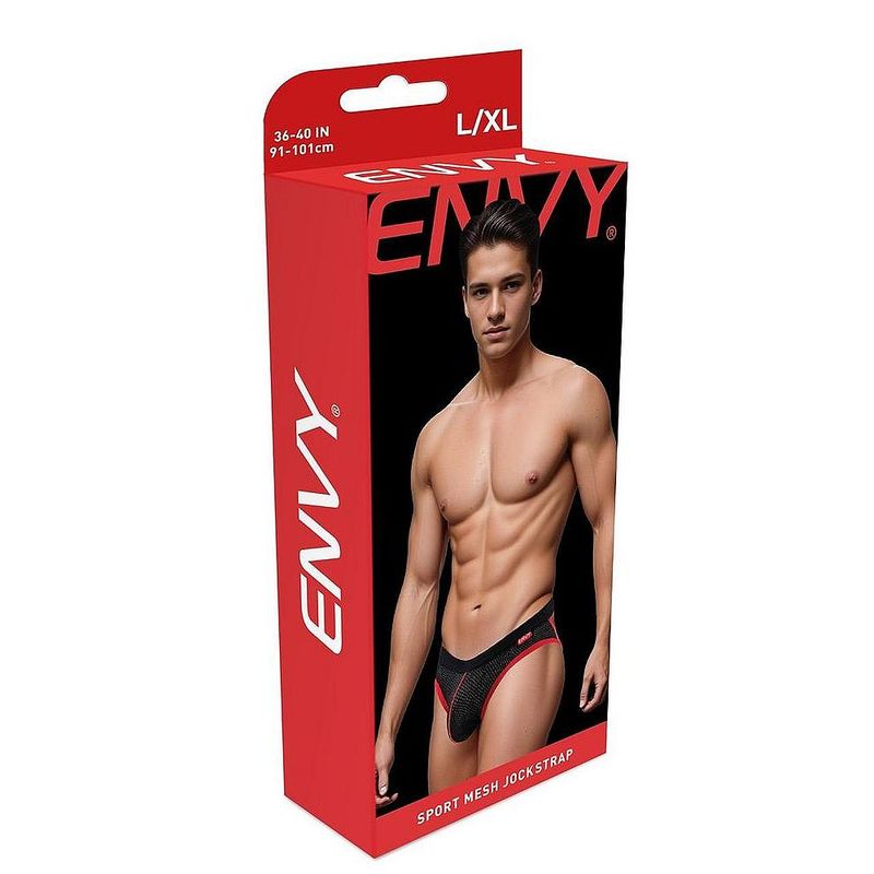Envy Sport Mesh Jock Black image 3