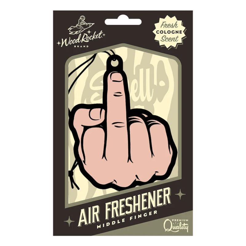 Middle Finger Air Freshener Peach image 2