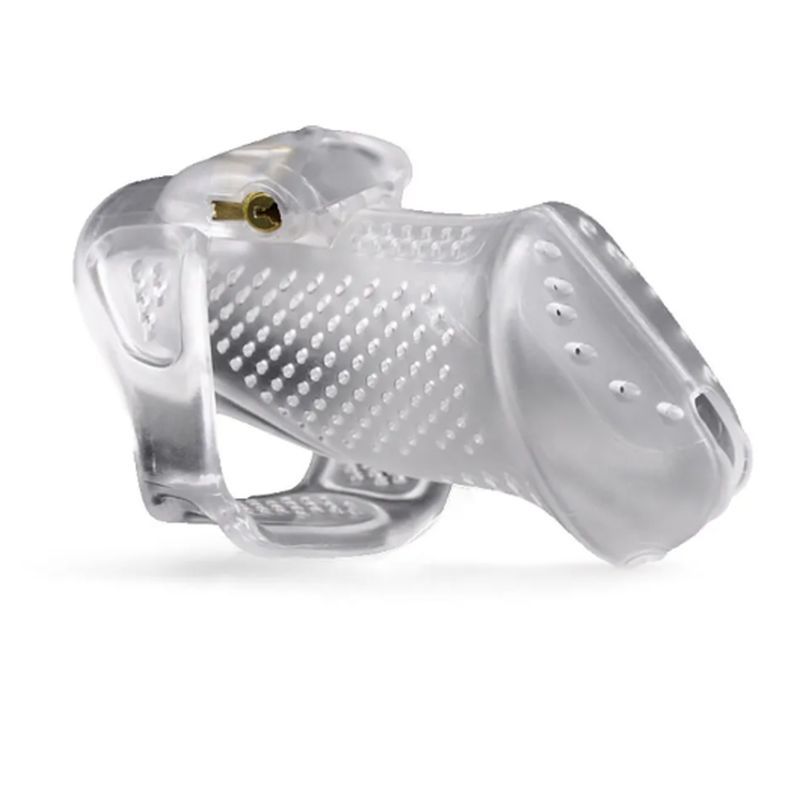 Brutus Airmesh Chastity Cage Clear image 1