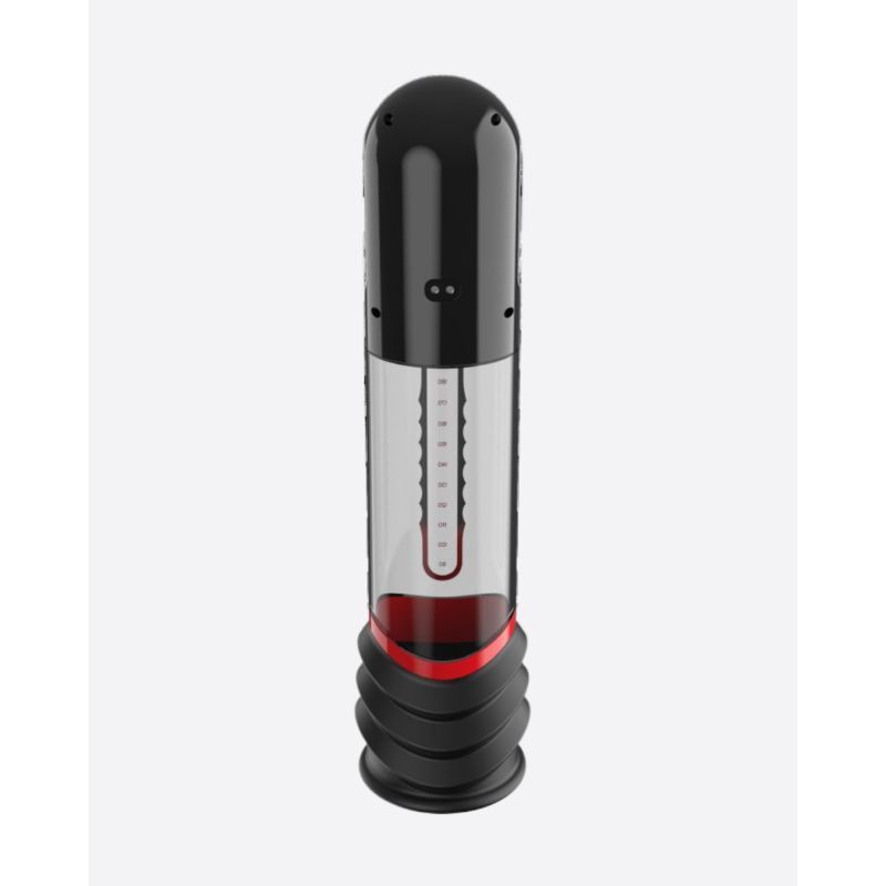 ISP90 Curve Infrared Automatic LCD Penis Pump Red image 3