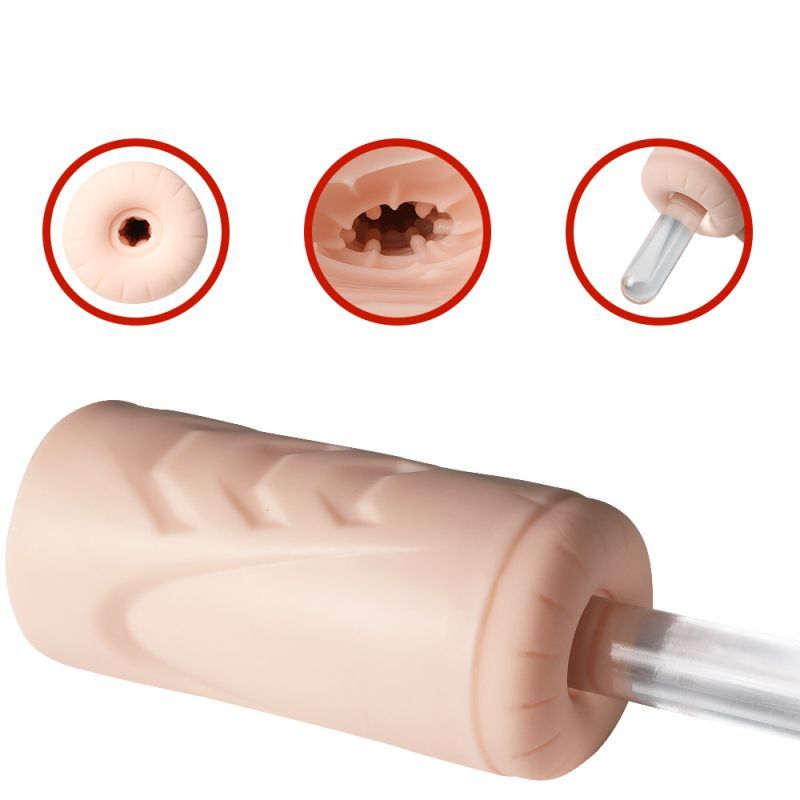 Suctroker Dual Density Vibrating Sucking Vaginal Masturbator V1 image 3