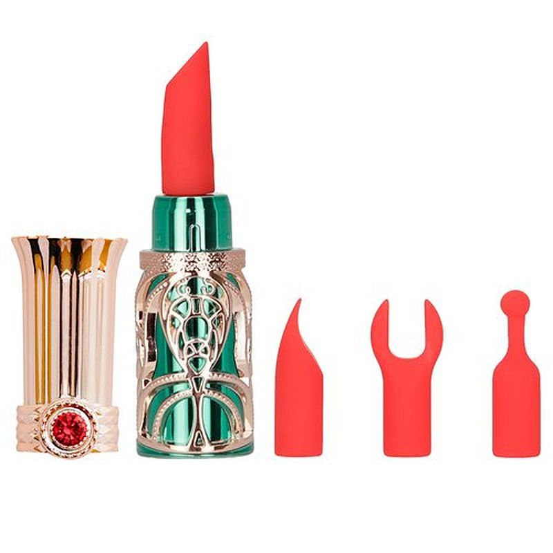 Emerald Kiss 4 In 1 Lipstick Vibrator image 3