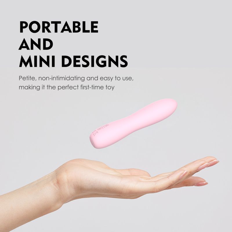 Bella Silicone 140mm Bullet Massager Pink