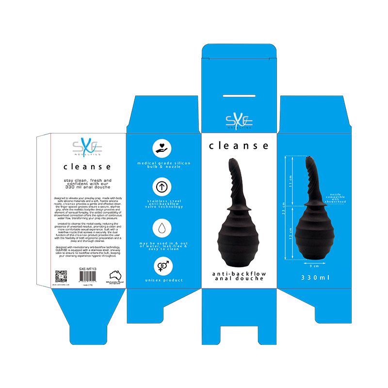 Silicone Ribbed Anti-Backflow Douche 310ml image 2