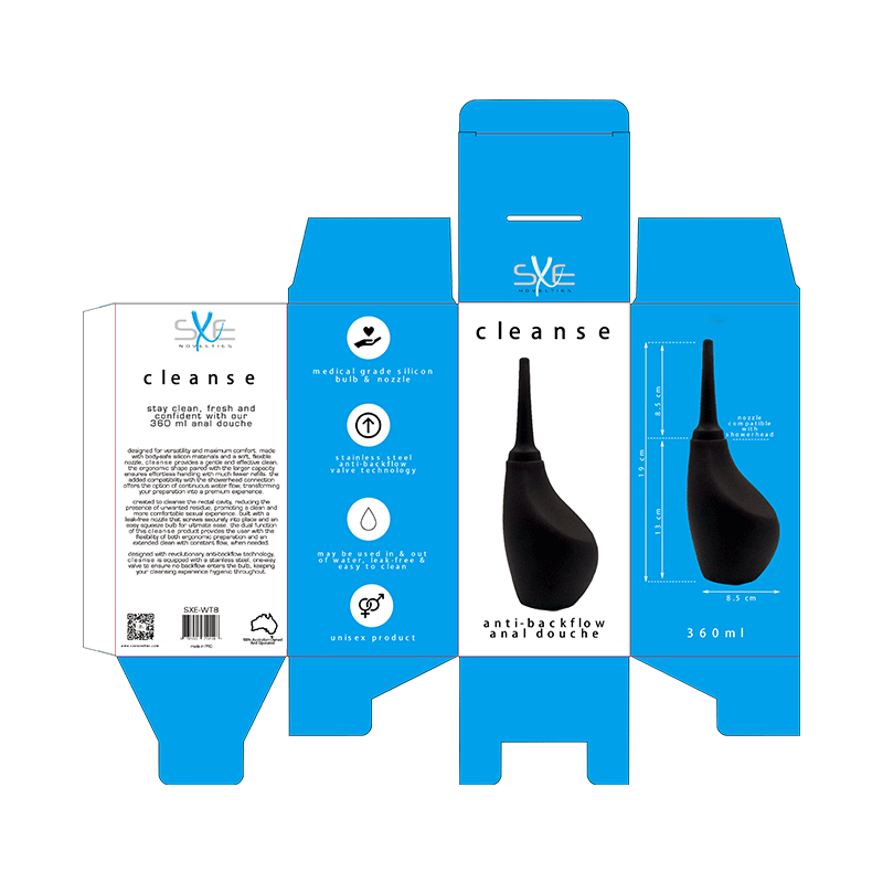 Silicone Ergonomic Anti-Backflow Douche 360ml image 2